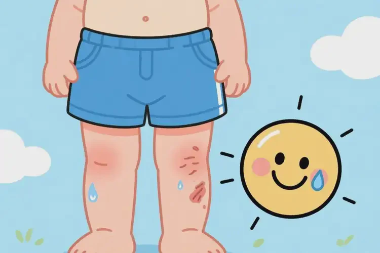 幼兒大腿上偶爾長濕疹可以治好嗎(圖2)