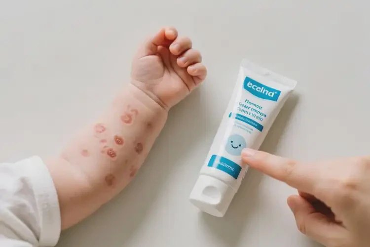 嬰兒手臂容易起濕疹可以治好嗎(圖2)