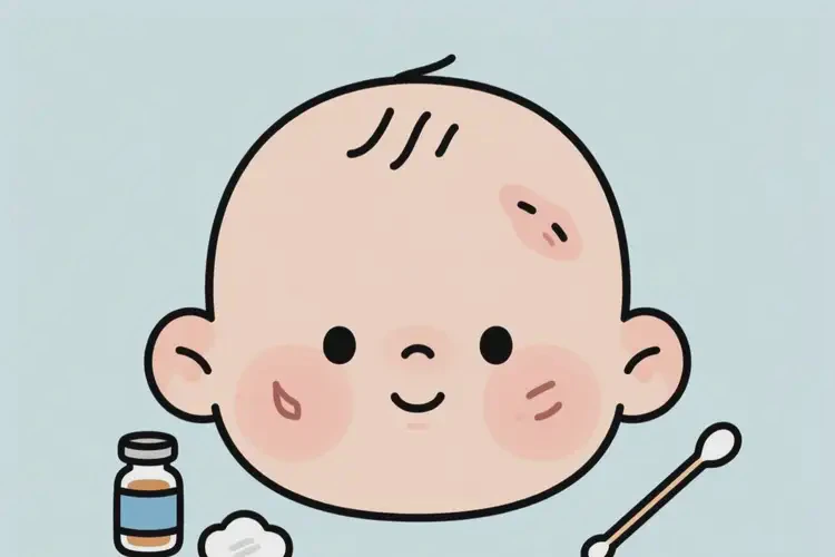 嬰兒面部有濕疹可以治好嗎(圖2)