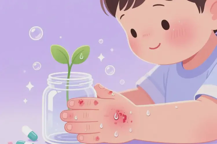 兒童手上經(jīng)常起濕疹可以治好嗎(圖1)