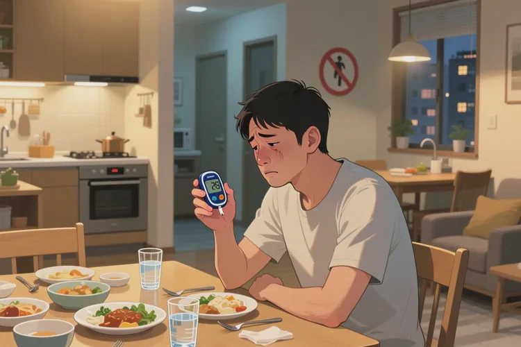 28歲晚餐血糖29.4是怎么回事(圖1)