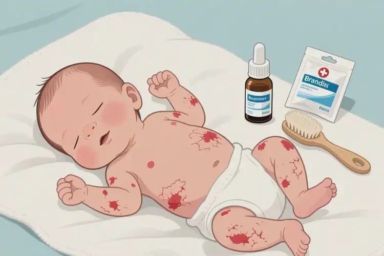 新生兒全身起濕疹可以治好嗎(圖4)