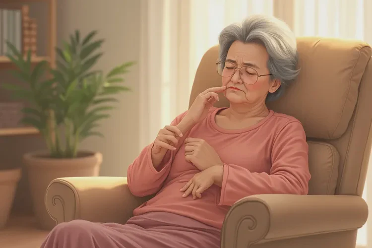 高齡老人身上出現(xiàn)濕疹能靠自己自愈嗎(圖1)