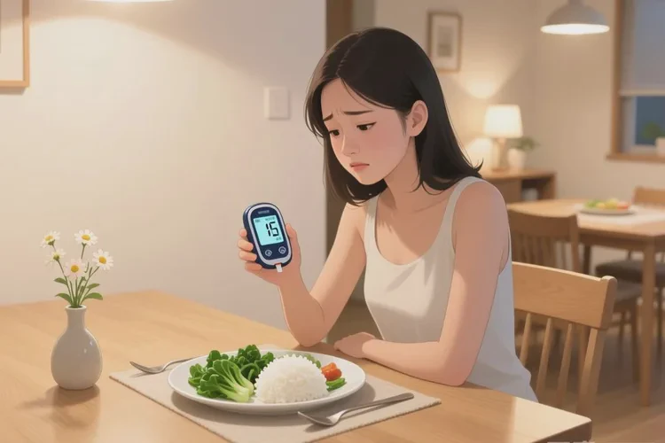 28歲晚餐血糖21.4是怎么回事(圖1)