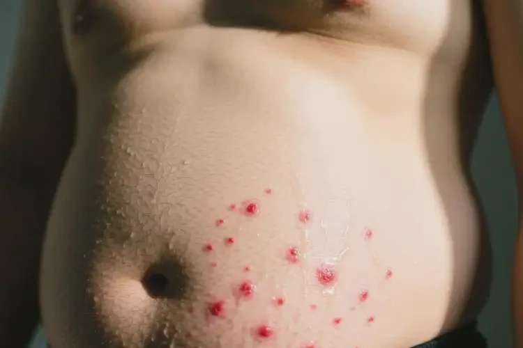 男性肚子上容易起濕疹可以治好嗎(圖3)