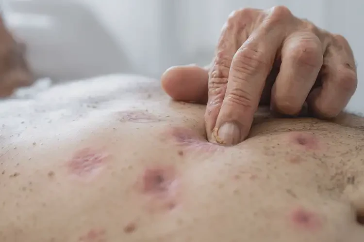 老人肚子上長(zhǎng)濕疹可以治好嗎(圖4)