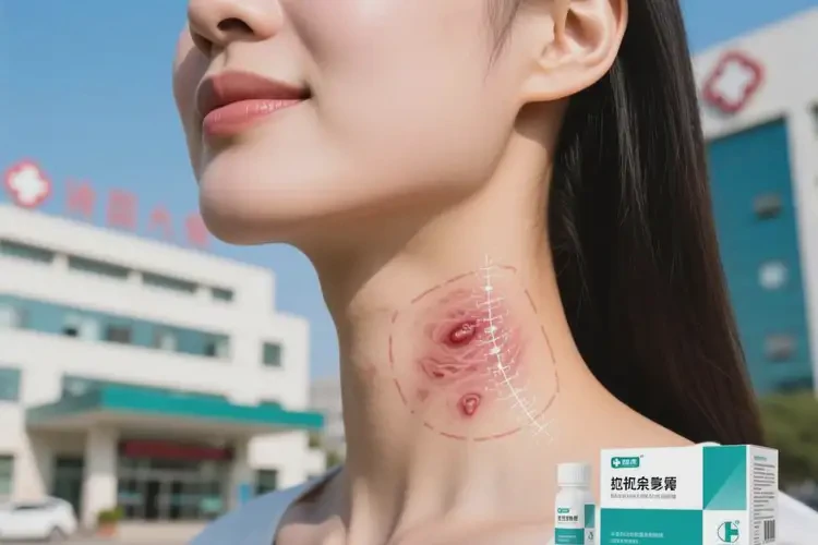 女人脖子出濕疹可不可以根治(圖1)