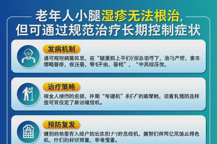 老年人小腿上有湿疹可不可以根治(图1)