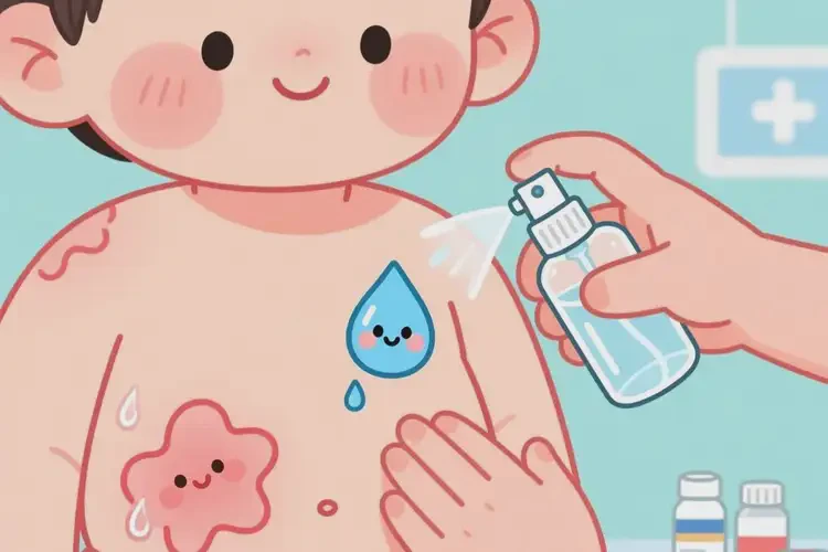 小孩肚子上出濕疹可以治好嗎(圖1)