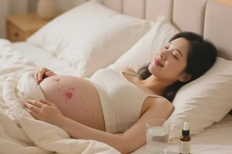 孕婦身上偶爾起濕疹可以治好嗎(圖1)