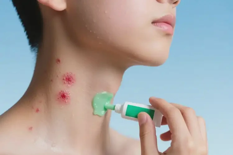 青少年脖子上出濕疹可不可以根治(圖1)