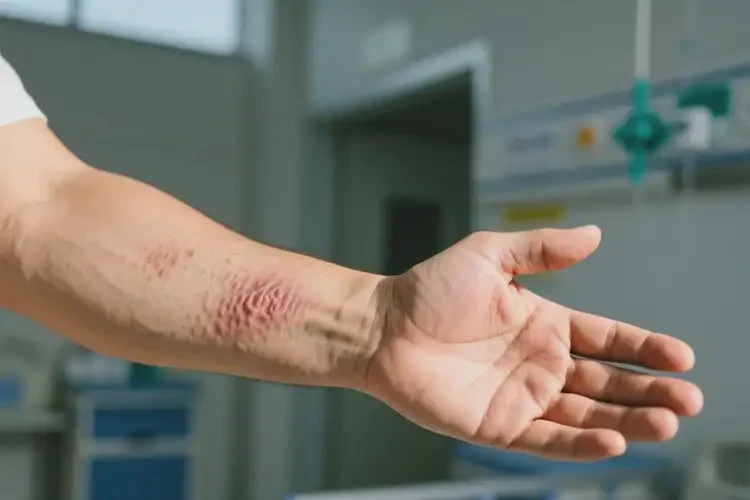 男人手臂容易長(zhǎng)濕疹可不可以根治(圖4)