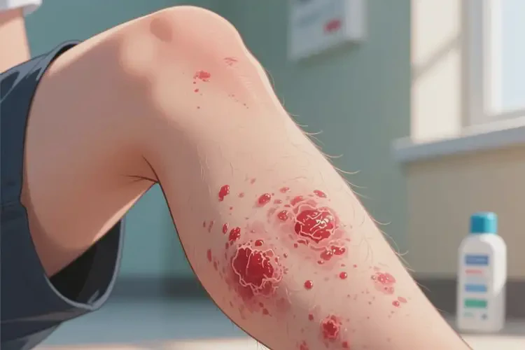 中學(xué)生大腿上長濕疹可不可以根治(圖3)