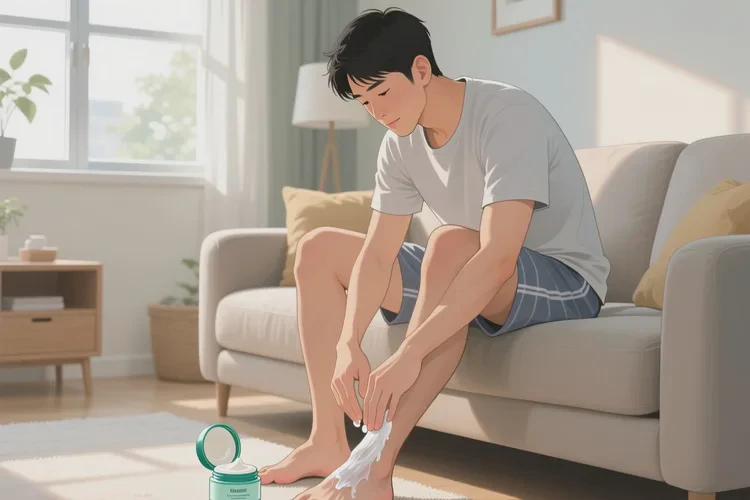 男人腳上出濕疹能靠自己自愈嗎(圖3)