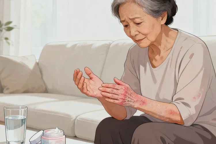 高齡老人手上經(jīng)常起濕疹能靠自己自愈嗎(圖1)