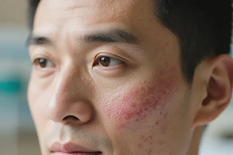 男性臉上長濕疹可以治好嗎(圖4)