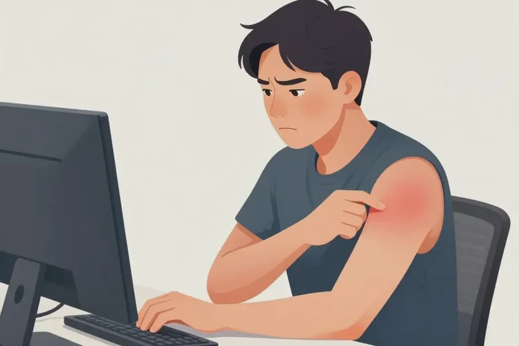 男人手臂長濕疹能靠自己自愈嗎(圖1)