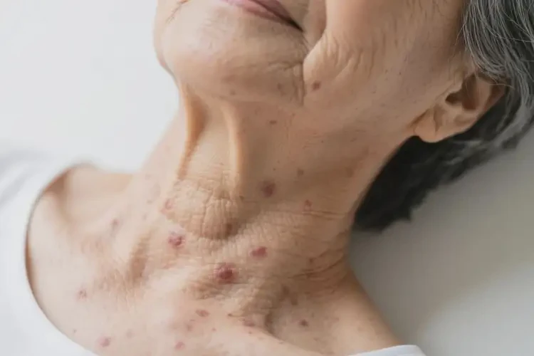 老年人脖子上起濕疹可以治好嗎(圖2)