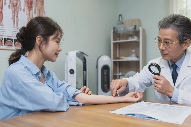 女人手臂上偶爾長(zhǎng)濕疹能靠自己自愈嗎(圖4)