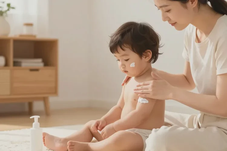 孩子身上容易长湿疹可以治愈吗(图1)