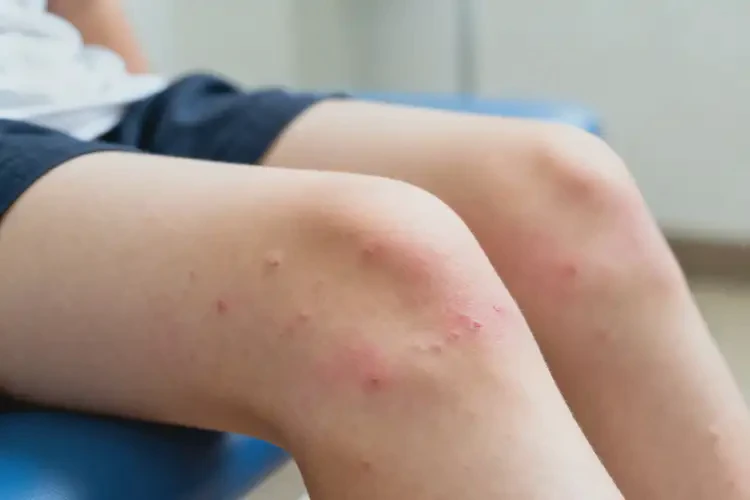 青少年大腿上出現(xiàn)濕疹可以徹底自愈嗎(圖1)