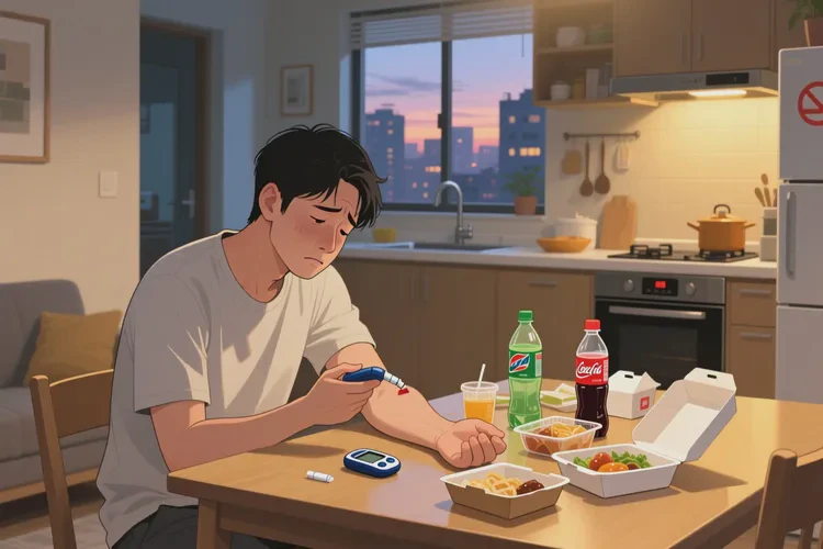 28歲晚餐血糖20點(diǎn)9是怎么回事(圖1)