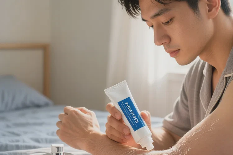 男人身上偶爾起濕疹能靠自己自愈嗎(圖1)