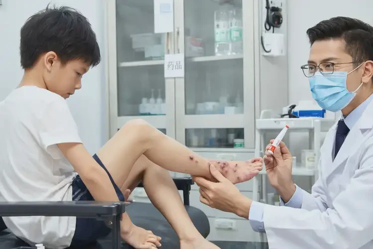 小孩腳上經(jīng)常長濕疹可以治好嗎(圖2)