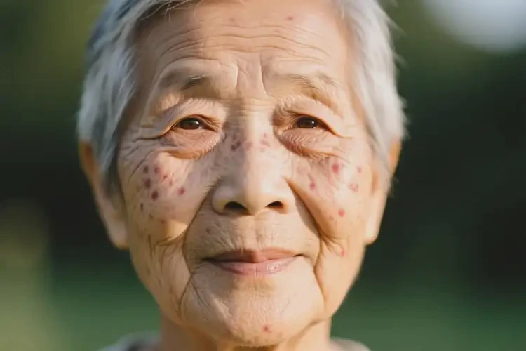 老人面部出現(xiàn)濕疹可以治好嗎(圖1)