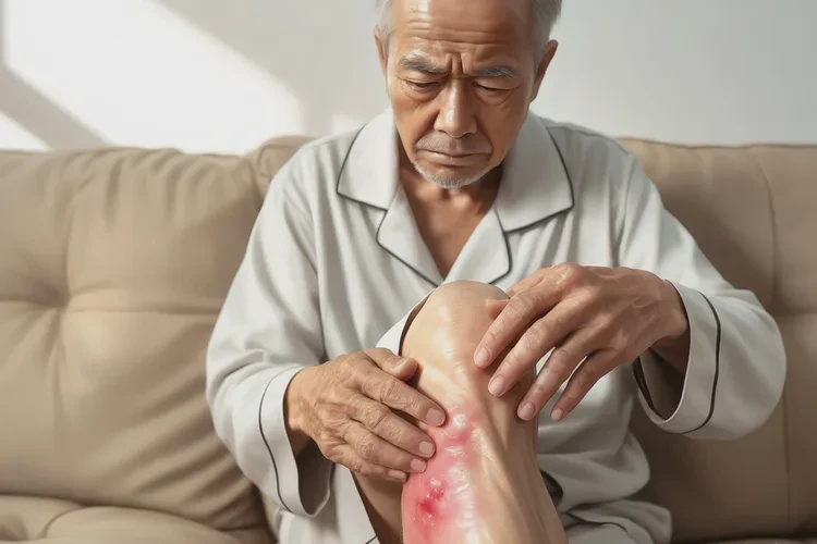 老年人小腿上长湿疹能靠自己自愈吗(图1)