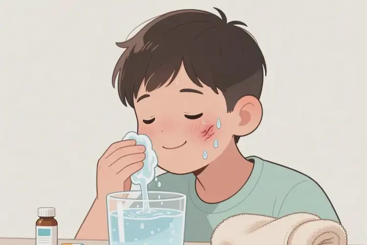 青少年面部出濕疹可以治好嗎(圖4)