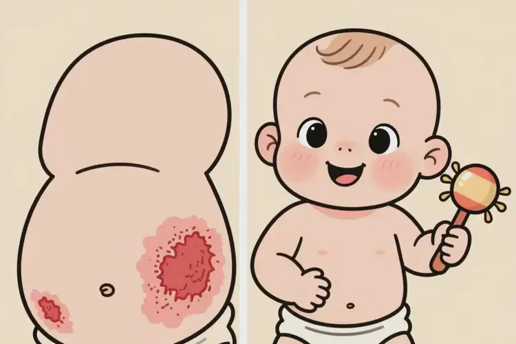 幼兒肚子長濕疹可以治好嗎(圖1)