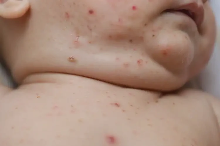 寶寶脖子容易長濕疹可以治好嗎(圖4)