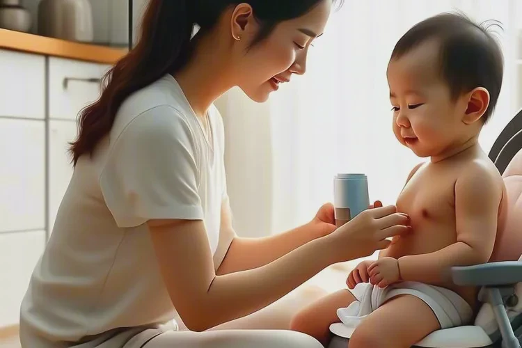 少兒肚子出現(xiàn)濕疹可以治愈嗎(圖1)