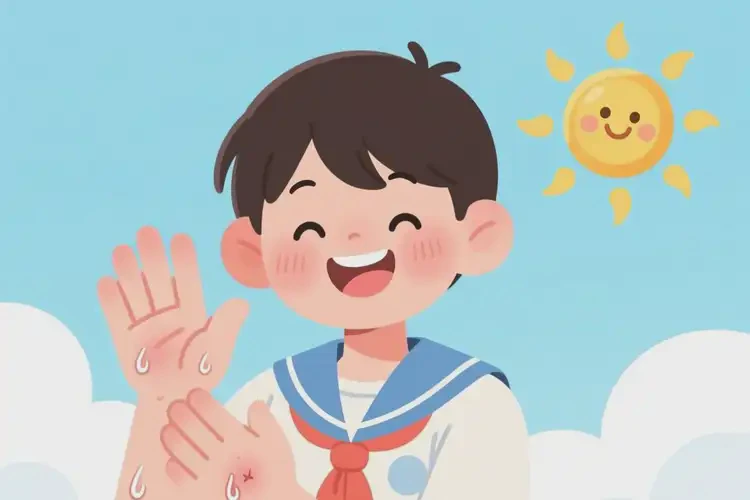 中學(xué)生身上起濕疹可不可以根治(圖1)