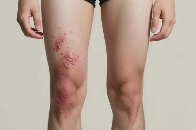 男生四肢長(zhǎng)濕疹可以治好嗎(圖1)