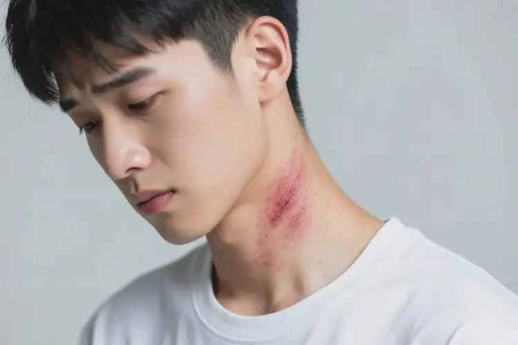 大學生脖子上出濕疹可不可以根治(圖4)