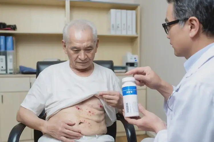 老人肚子上經(jīng)常長濕疹可以治好嗎(圖4)