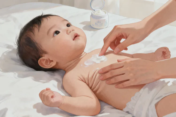 寶寶脖子上有濕疹可以治愈嗎(圖1)