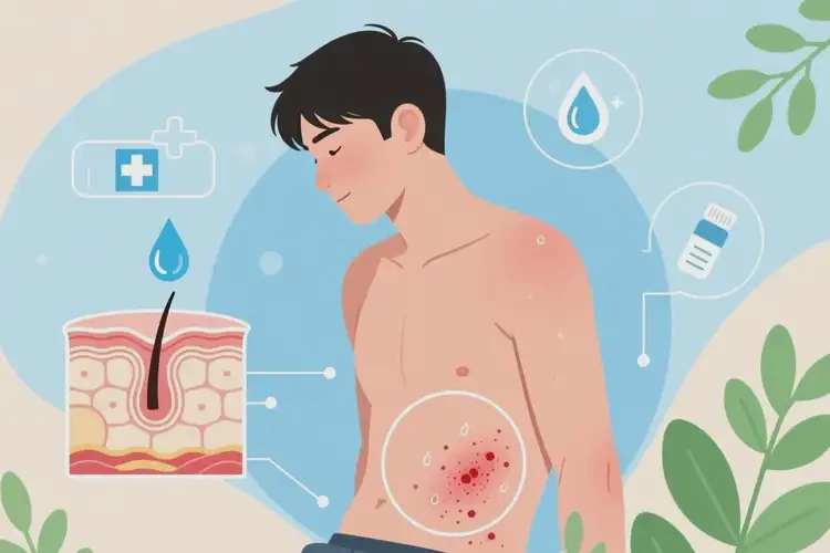 男人肚子上容易長濕疹可不可以根治(圖4)