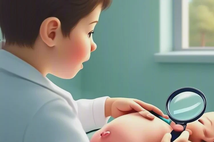 嬰兒肚子容易起濕疹可以治愈嗎(圖2)