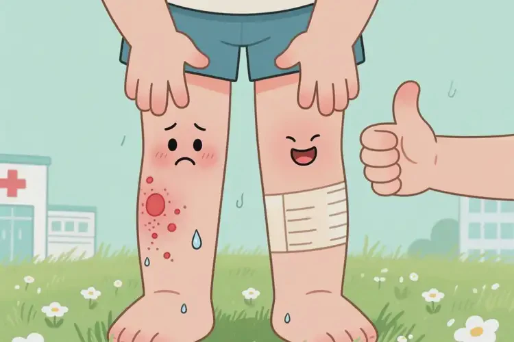 少兒大腿偶爾起濕疹可以治好嗎(圖3)