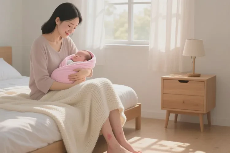 哺乳期媽媽小腿起濕疹能靠自己自愈嗎(圖1)