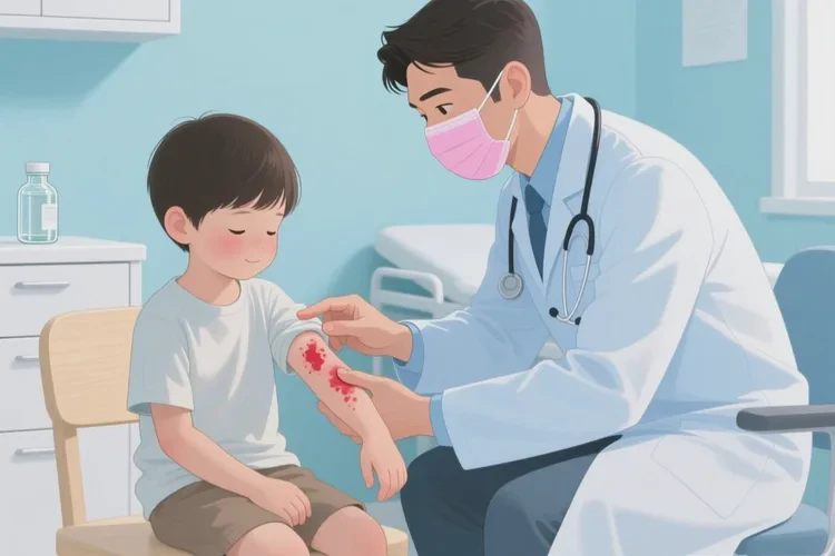 孩子肚子經(jīng)常起濕疹可以治愈嗎(圖3)