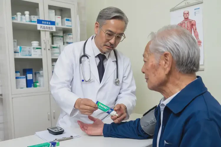 老人手臂上有濕疹可以治好嗎(圖2)