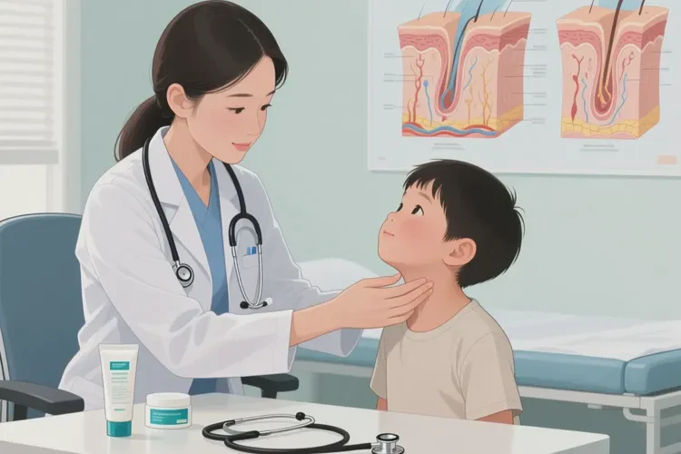 兒童脖子上經(jīng)常起濕疹可以治愈嗎(圖2)