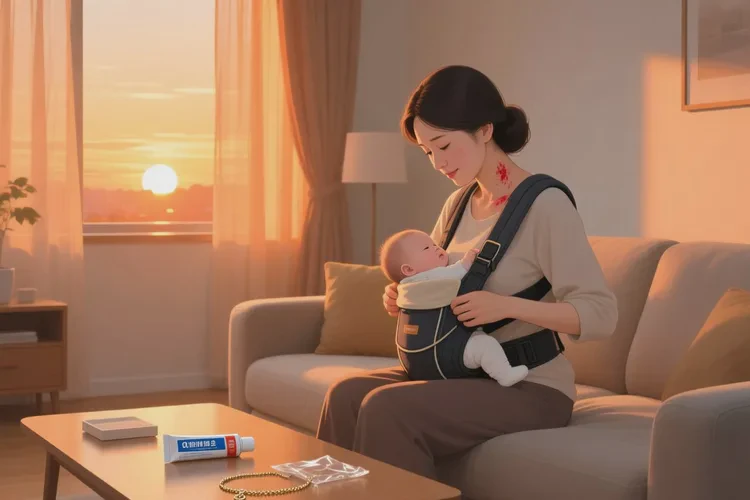 哺乳期媽媽脖子上偶爾長(zhǎng)濕疹能靠自己自愈嗎(圖4)