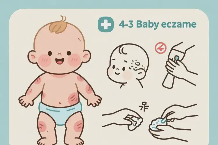 嬰兒全身有濕疹可以治好嗎(圖2)