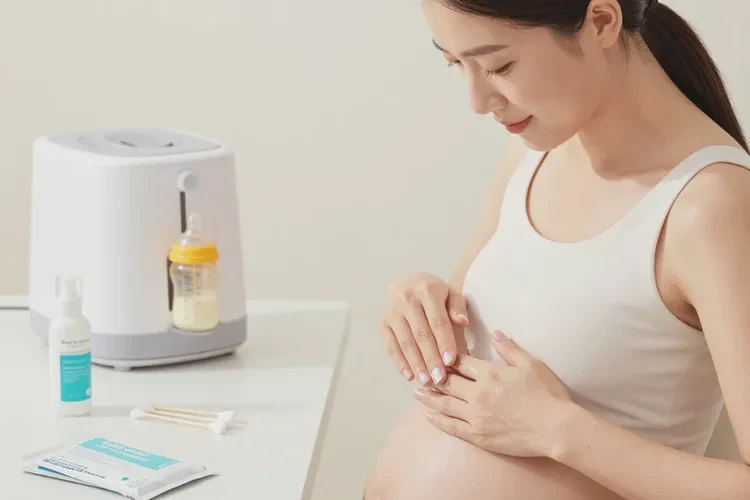 哺乳期媽媽肚子上有濕疹能靠自己自愈嗎(圖2)