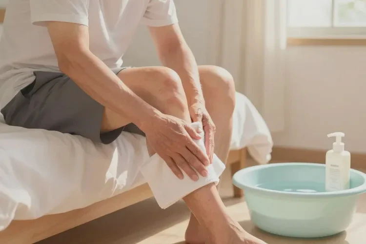 老年人大腿起湿疹能靠自己自愈吗(图1)